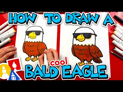 How To Draw A Cool Bald Eagle