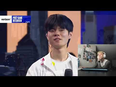 REKKLES WHOLESOME REACTION ON DEFT CRYING POST GAME INTERVIEW EDG vs  DRX   WORLDS 22