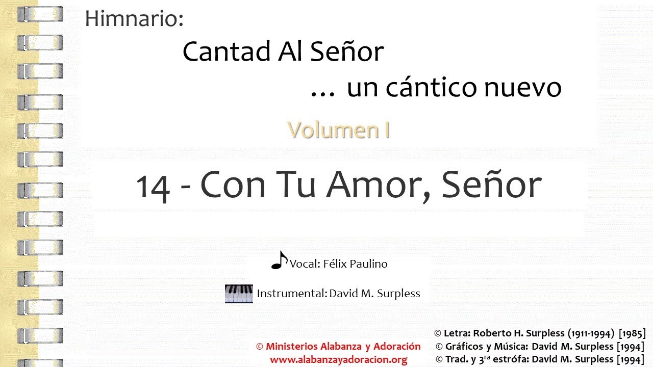 14 Con Tu Amor, Señor (Vocal)