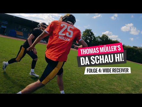 Die NFL in München und Thomas Müller als Wide Receiver in Folge 4 der Football-DA SCHAU HI