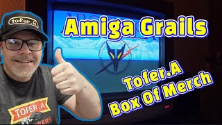 Amiga Game Grails and my Tofer.A merch box has arrived