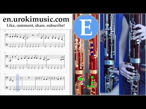 Bassoon lessons Coldplay - A L I E N S Sheet Music Tutorial um-i352