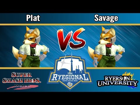 The Ryegional - Plat (Fox) vs Savage (Fox) - Winners Round of 16