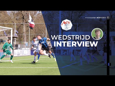 Interview Niels Grevink na afloop ACV – FC Lisse