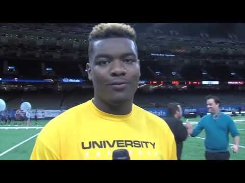 Photo: 2020 Four-Star DT Commit Jaquelin Roy Looks Great In Purple & Gold