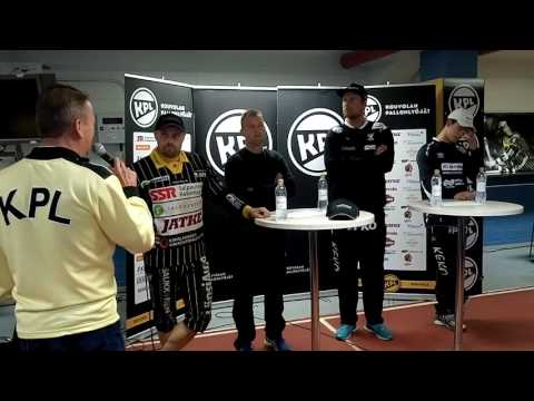 Kouvolan Pallonlyöjät - Kiteen Pallo 9.8.2016 lehdistötilaisuus