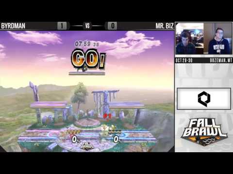 Fall Brawl 2016: Byrdman (Fox) v. Mr. Biz (Sheik) - Project M 3.6 Singles