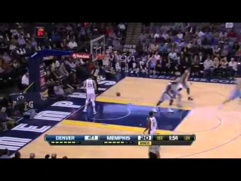 McGee Rises High   Denver Nuggets Vs Memphis Grizzlies   11   19   2012   NBA Season 2012   13