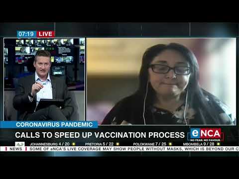 COVID 19 in SA Calls to speed up vaccination process