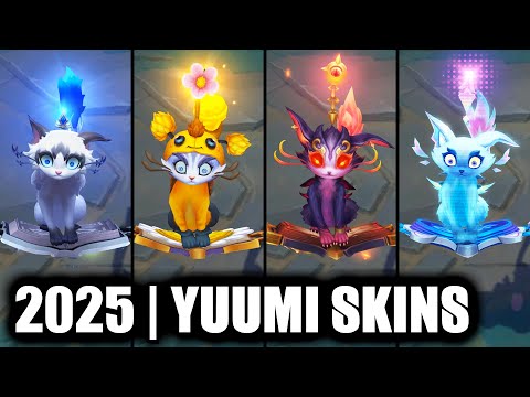 ALL YUUMI SKINS SPOTLIGHT 2025 | League of Legends