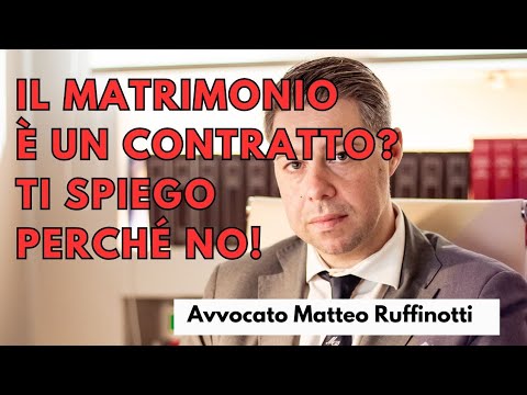 Il MATRIMONIO è un CONTRATTO? ti spiego perché NO . Diritto civile spiegato da un avvocato