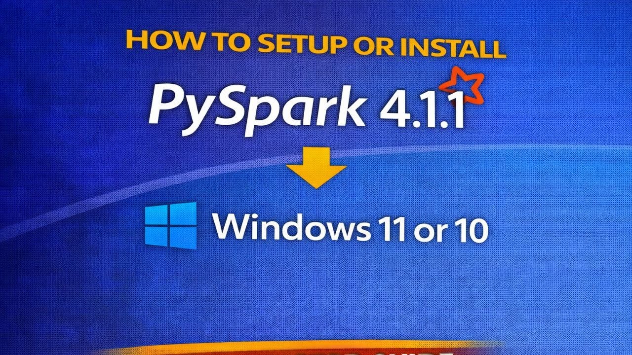 How to Setup or Install PySpark 4.1.1 on Windows 11 or 10 step by guide|2026 Update
