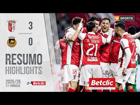 Resumo: Braga 3-0 Rio Ave (Liga 25/26 #21)