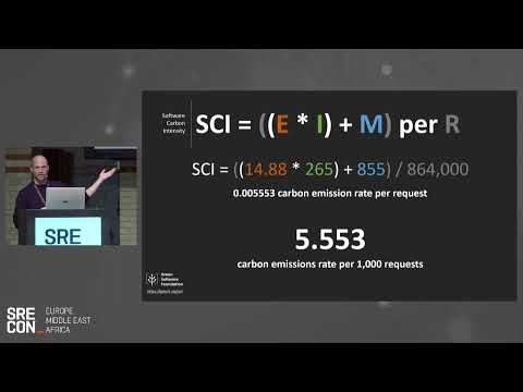 SREcon22 Europe/Middle East/Africa - SLOs, SREs, and GHGs
