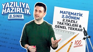 KİM 100 İSTER? 8. Sınıf Matematik 2. Dönem 2. Yazılıya Hazırlık (2022) Taktikler, Konu Özetleri