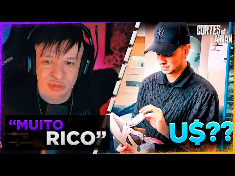 ARUAN REAGE A MOSTREI minhas COMPRAS no EUA | Vlog Los Angeles #3 (LOUD CORINGA) - Cortes do Aruan