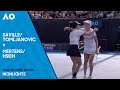 Tomljanovic/Saville v Hsieh/Mertens Highlights | Australian Open 2024 Second Round