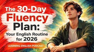 Learning English Podcast | The 30-Day Fluency Plan: Your English Routine for 2026 | 
