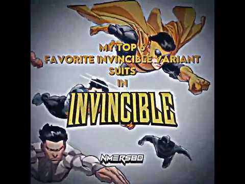 My top 6 favorite invincible variant suits #edit #invincible