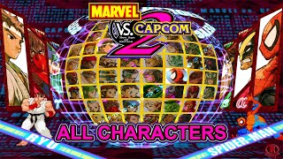 Marvel Vs Capcom 2: New Age of Heroes - All Characters + Unlocks