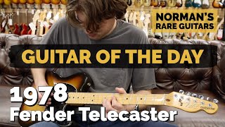 Video thumbnail for Guitar of the Day: 1978 Fender Telecaster | Norman's Rare Guitars by Normans Rare Guitars