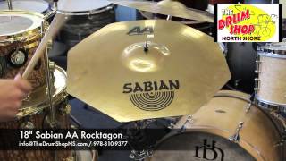 Video thumbnail for Sabian AA Rocktagon 18" - The Drum Shop North Shore by Nate Morrison Drums