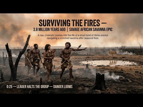 Surviving the Fires — 3.8 Million Years Ago | Savage African Savanna Epic...
