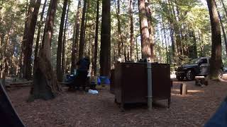 preview picture of video 'Camping in Burlington campground in Humbolt Redwoods State Park'