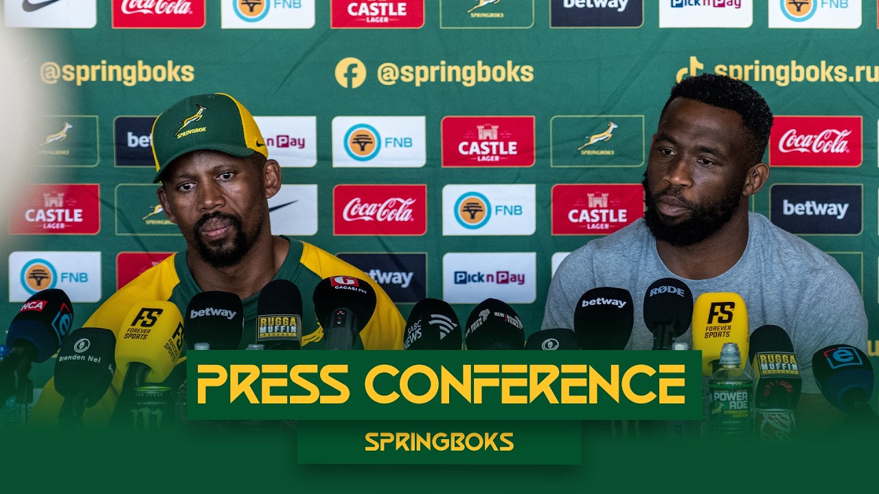 Siya Kolisi & Mzwandile Stick | Springbok Press Conference | 3 July 2026