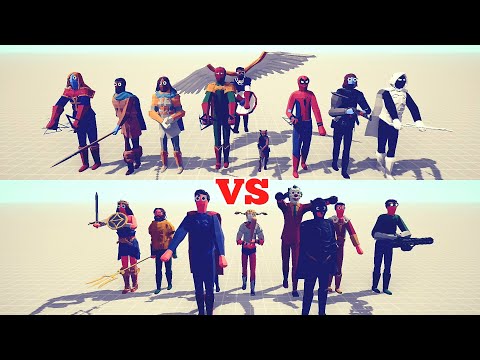 MARVEL TEAM VS DC TEAM/Totally Accurate Battle Simulator  TABS