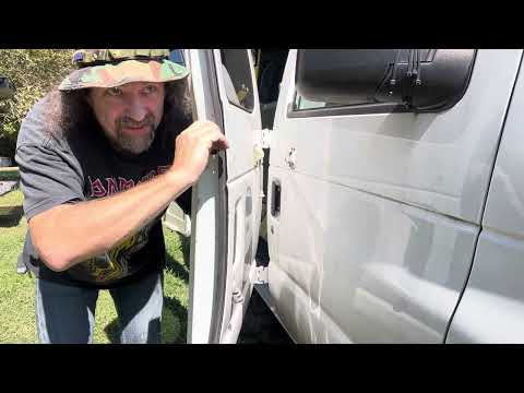 Fixing the side doors on a Ford E350 van