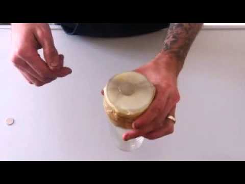 Coin Through rubber Trick