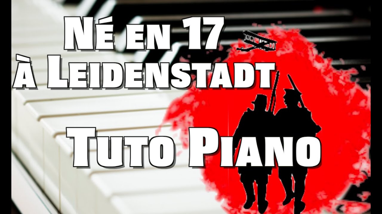 🎹(Jean-Jacques GOLDMAN) Né en 17 à Leidenstadt  - Cover & TUTO PIANO