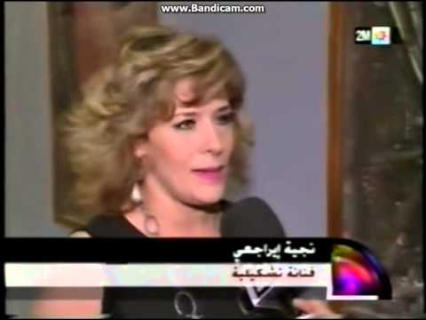 Najia Erajaï interviewé par la chaîne de télévision marocaine 2M TV.