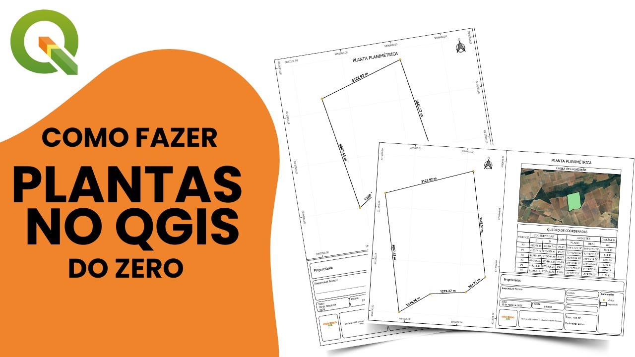 Como Fazer Plantas Georreferenciadas no QGIS do Zero: Passo a Passo