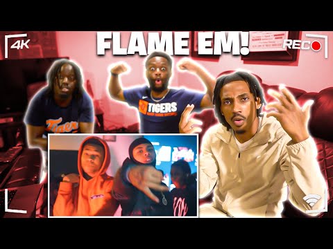 JO BANDZ x KAY FLOCK x SET DA TREND - FLAME EM | REACTION!
