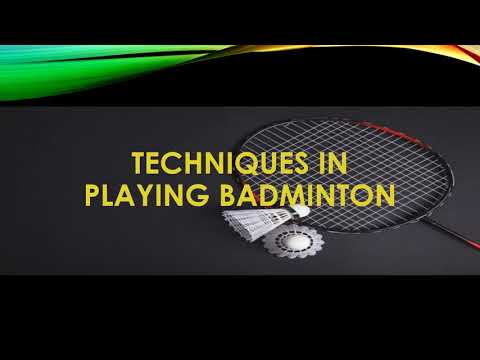 Unit 3 Lesson 10 Badminton