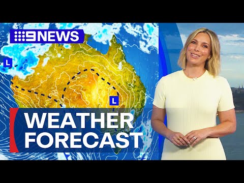 Australia Weather Update: Showers set for parts of the country's east | 9 News Australia