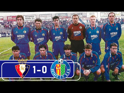 Resumen Osasuna 1-0 Getafe LaLiga2 1995/96