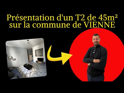 Présentation d'un appartement T2 de 45 m² sur la commune vienne par Julien Leorat conseiller immo