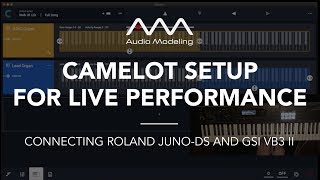 Camelot - using hardware and software instruments 