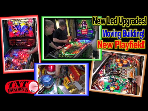 #1615 Bally 8 BALL DELUXE w/New Playfield-EARTHSHAKER-BLACK KNIGHT 2000-HAUNTED HOUSE-TNT Amusements