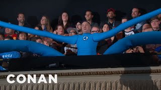Mr. Fantastic Man-Spreads In The #ConanCon Audience  - CONAN on TBS