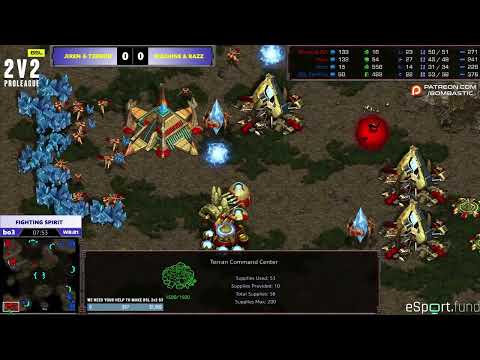 BSL 2v2 S2 - Day 1 - Machine/Razz vs Jiren/TerrOr - part 1 - StarCraft BroodWar 2v2 Championship