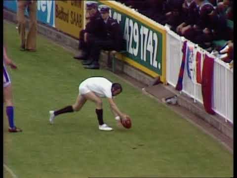 Footage of the first 16 mins of the 1975 VFL Grand Final, includes Barassi’s intro.