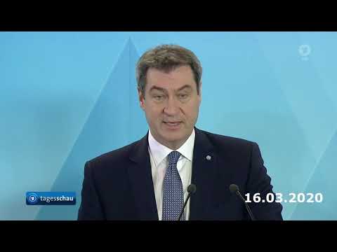 Corona-Meldungen KW 12/2020 Tagesschau 20 Uhr