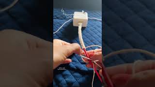Charging cable protector DIY ||protect your charge cable, USB cable with Macrame &it looks amazing