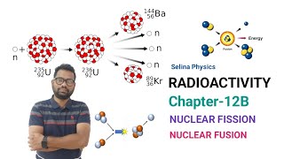 ICSE PHYSICS ||Class10 || Radioactivity ||Nuclear Fission ||Nuclear Fusion ||Selina Physics ||