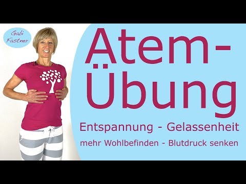 〰️ 8 min. Atemübung - Entspannung - Blutdruck senken - Stress abbauen