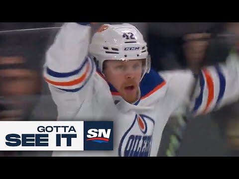 GOTTA SEE IT: Oilers' Kasperi Kapanen Jams In OT-Winner To Clinch Series vs. Golden Knights
